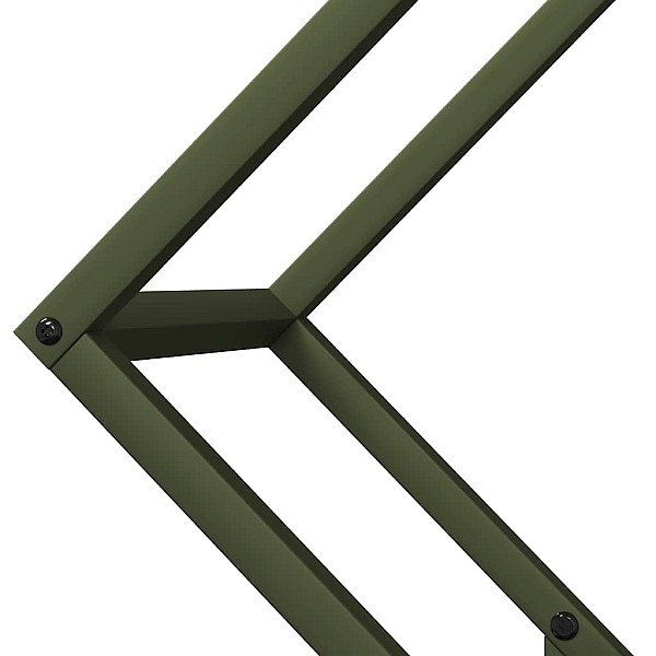 Malkas plaukts Olive Green 60x25x60 cm Auksti velmēts tērauds