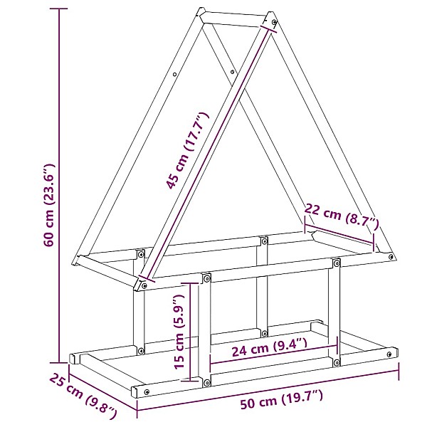 malkas plaukts antracīts 50x25x60 cm auksti velmēts tērauds