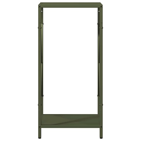 Malkas plaukts Olive Green 34x25x70 cm Auksti velmēts tērauds