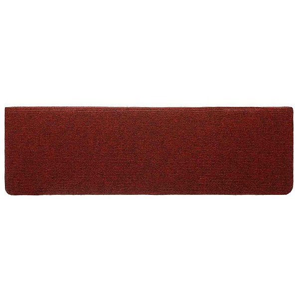 Kāpņu Paklāji Pašlīmējošie 20 gab Bordo Red 65x21x4 cm