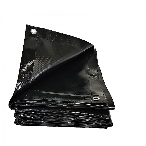 Tarp - 650g/m², 4x3m, black.