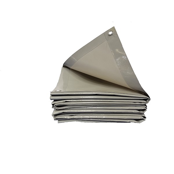 Tarp - 650g/m², 4x3m, gray.