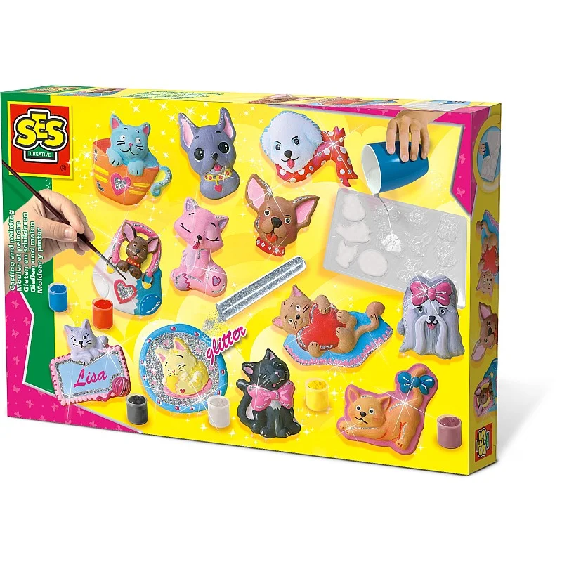 SES Ģipša figūra: Kaķi un suņi SES Ģipša figūra: Kaķi un suņi