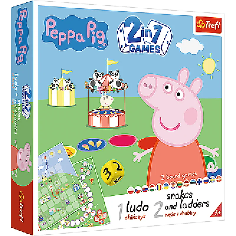 TREFL PEPPA PIG Board game 2 in 1 TREFL PEPPA PIG Board game 2 in 1