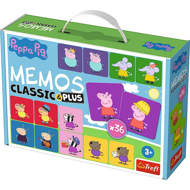 TREFL PEPPA PIG Memo Classic Plus TREFL PEPPA PIG Memo Classic Plus
