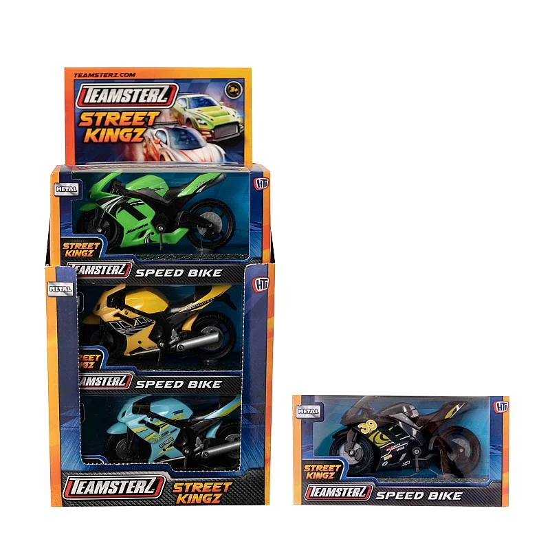 TEAMSTERZ Metallist mootorratas, 11 cm TEAMSTERZ Metallist mootorratas, 11 cm