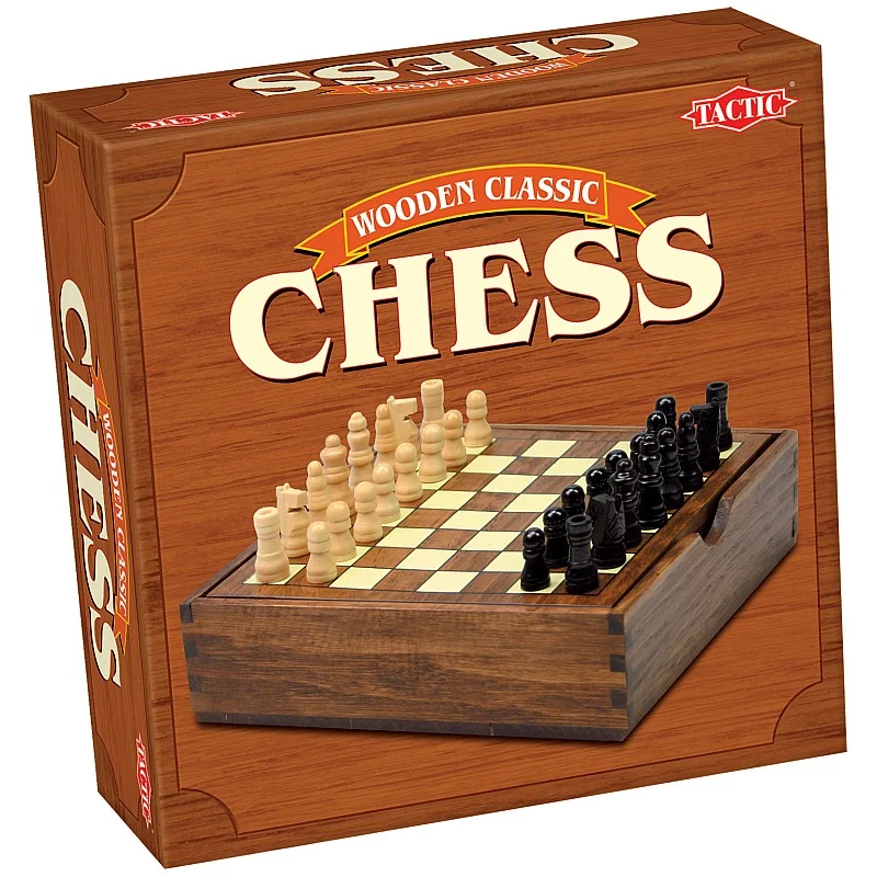 TACTIC Board game in carton box Classic Chess