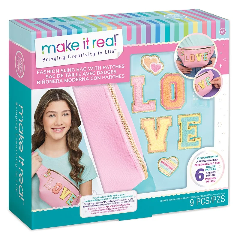 MAKE IT REAL DIY Modes somiņa ar ielāpiem MAKE IT REAL DIY Modes somiņa ar ielāpiem