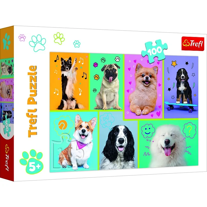 TREFL puzzle In the dogs world 100 psc