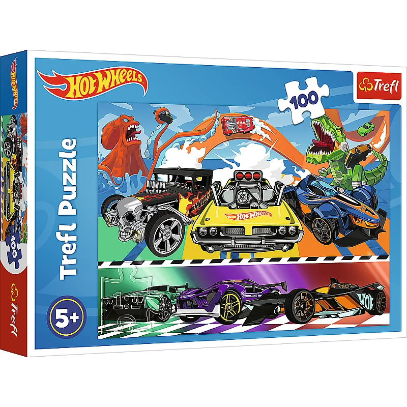 TREFL HOT WHEELS Puzzle, 100 pcs