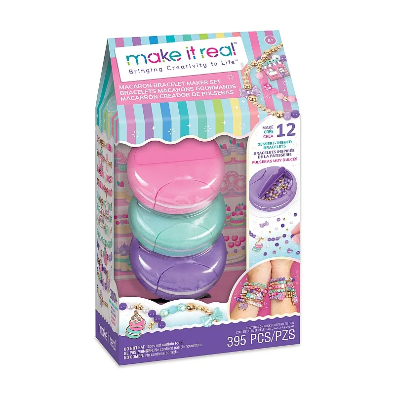 MAKE IT REAL DIY Rokassprādžu komplekts Makarūns MAKE IT REAL DIY Rokassprādžu komplekts Makarūns