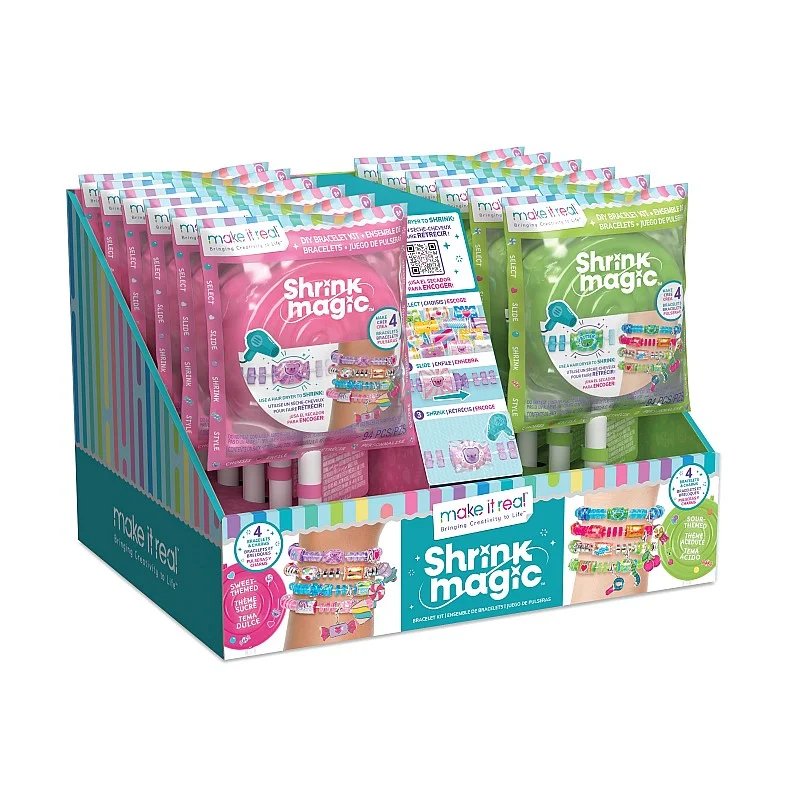 MAKE IT REAL Shrink Magic Lollipop Rokassprādžu komplekts MAKE IT REAL Shrink Magic Lollipop Rokassprādžu komplekts