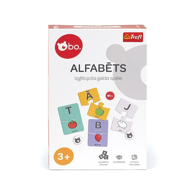 bo. Educational board game "Alphabet" (In Latvian lang.) bo. Educational board game "Alphabet" (In Latvian lang.)