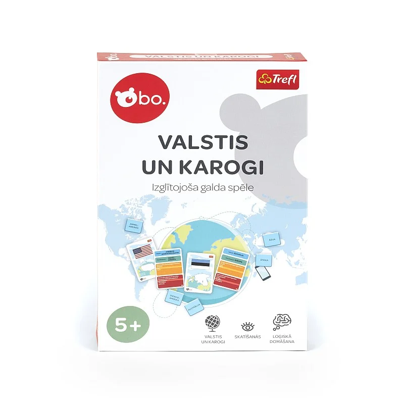 bo. Educational board game "Countries and flags" (In Latvian lang.) bo. Educational board game "Countries and flags" (In Latvian lang.)