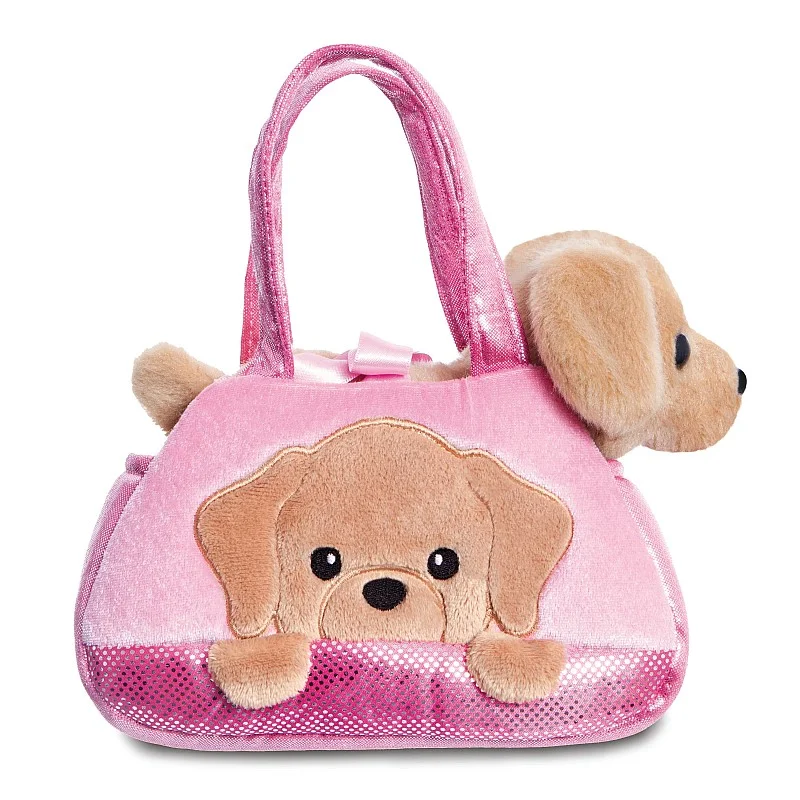 AURORA FANCY PALS Labradoras rankinėje, 20 cm AURORA FANCY PALS Labradoras rankinėje, 20 cm