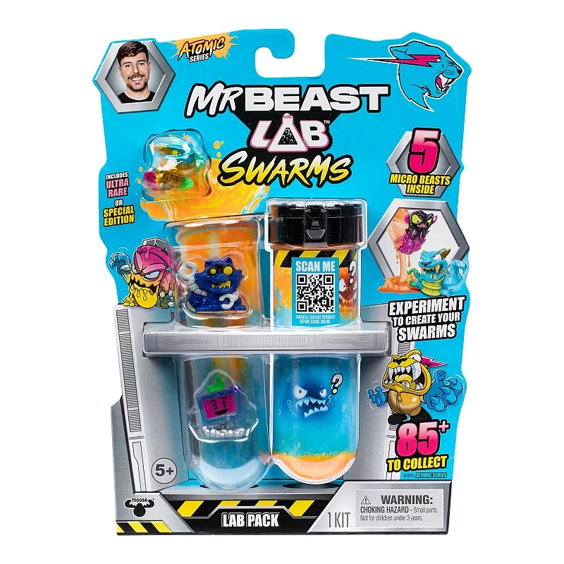 MRBEAST LAB figures in tube Swarms 5pcs MRBEAST LAB figures in tube Swarms 5pcs