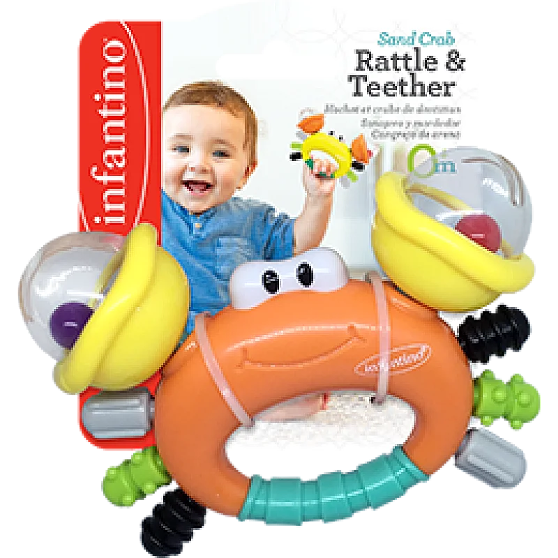INFANTINO Košļājamais grabulis, Krabis