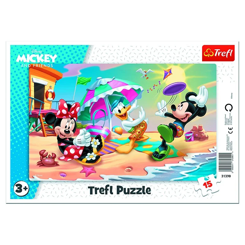 TREFL DISNEY Puzzle in frame Mickey-Mouse, 15 pcs