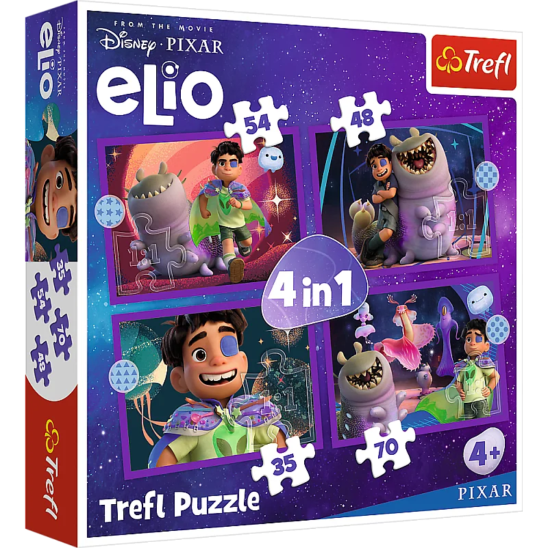 TREFL DISNEY ELIO Puslede komplekt, 4 tk TREFL DISNEY ELIO Puslede komplekt, 4 tk