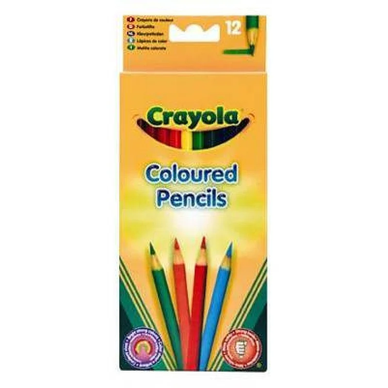 CRAYOLA Krāsainie zīmuļi, 12 gb. CRAYOLA Krāsainie zīmuļi, 12 gb.