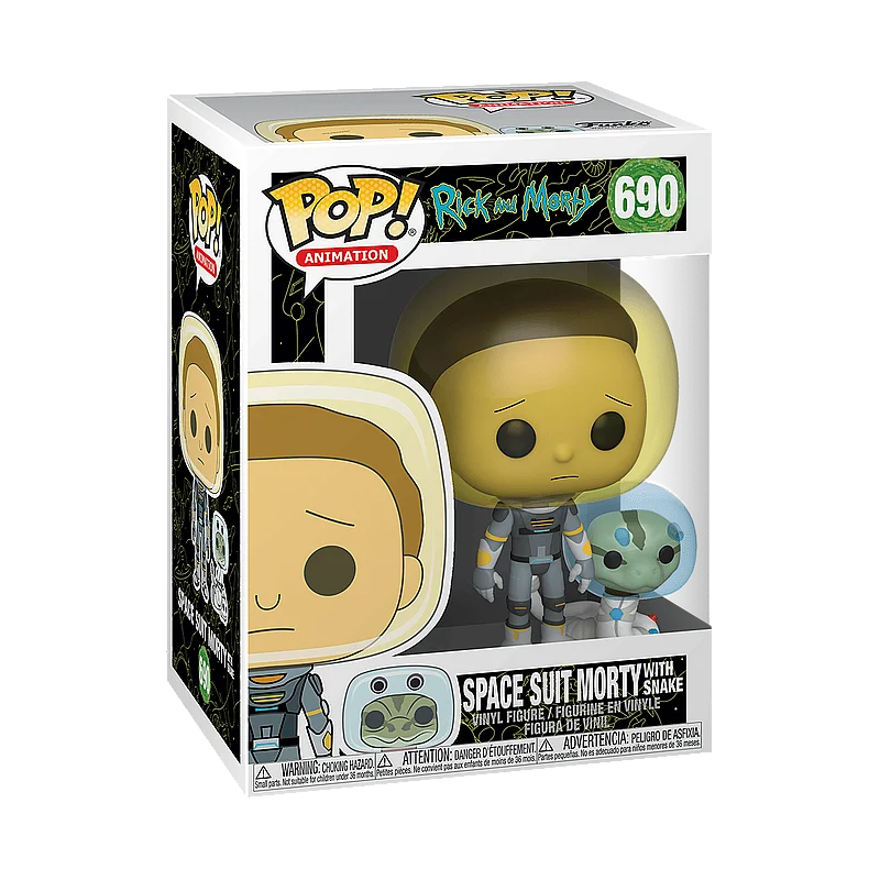 FUNKO POP! Vinilinė figūrėlė: Rick & Morty - Morty (w/ snake)