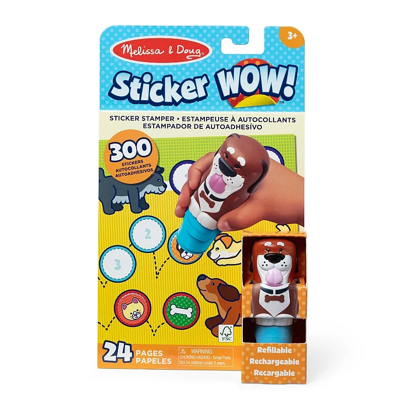MELISSA & DOUG Sticker WOW! Aktivitāšu komplekts - Suns MELISSA & DOUG Sticker WOW! Aktivitāšu komplekts - Suns