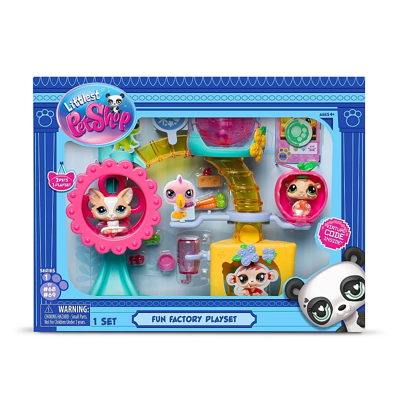 LITTLEST PET SHOP Rotaļu komplekts Fun Factory Playground LITTLEST PET SHOP Rotaļu komplekts Fun Factory Playground