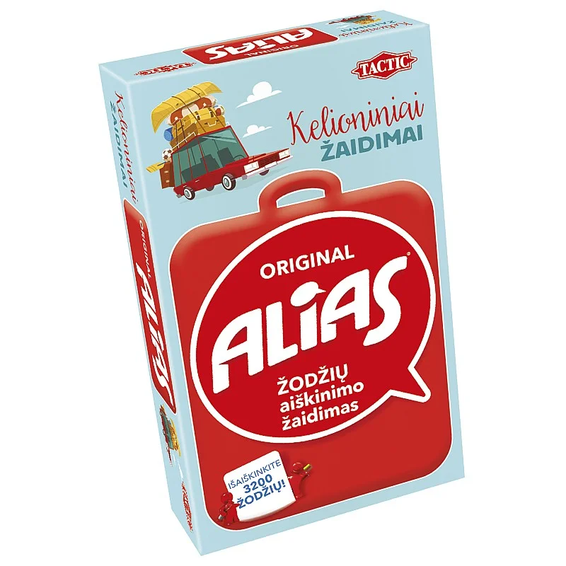 TACTIC Board game Alias Travel (In Lithuanian lang.)