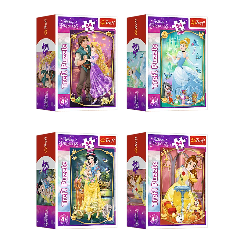 TREFL DISNEY PRINCESS Minipusle Printsessid, 54 osa TREFL DISNEY PRINCESS Minipusle Printsessid, 54 osa