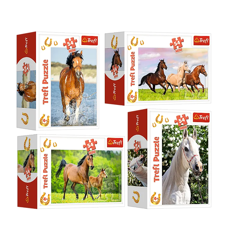 TREFL Mini 54 pusle Hobused TREFL Mini 54 pusle Hobused