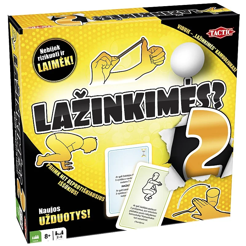 TACTIC Board game Wanna bet? 2 (In Lithuanian lang.) TACTIC Board game Wanna bet? 2 (In Lithuanian lang.)