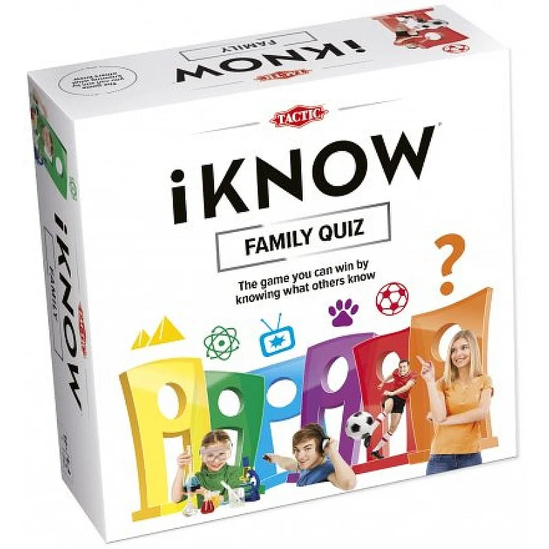 TACTIC Board game "I KNOW" Family Guiz (In Latvian lang.) TACTIC Board game "I KNOW" Family Guiz (In Latvian lang.)