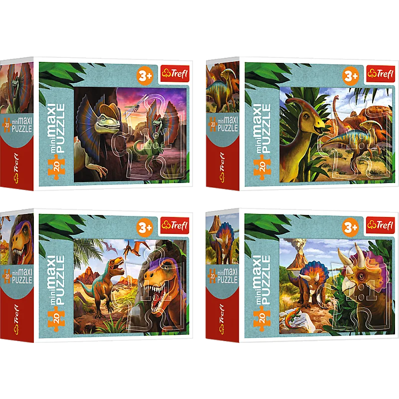 TREFL Mini Maxi pusle Dinosaurused 20 osa TREFL Mini Maxi pusle Dinosaurused 20 osa