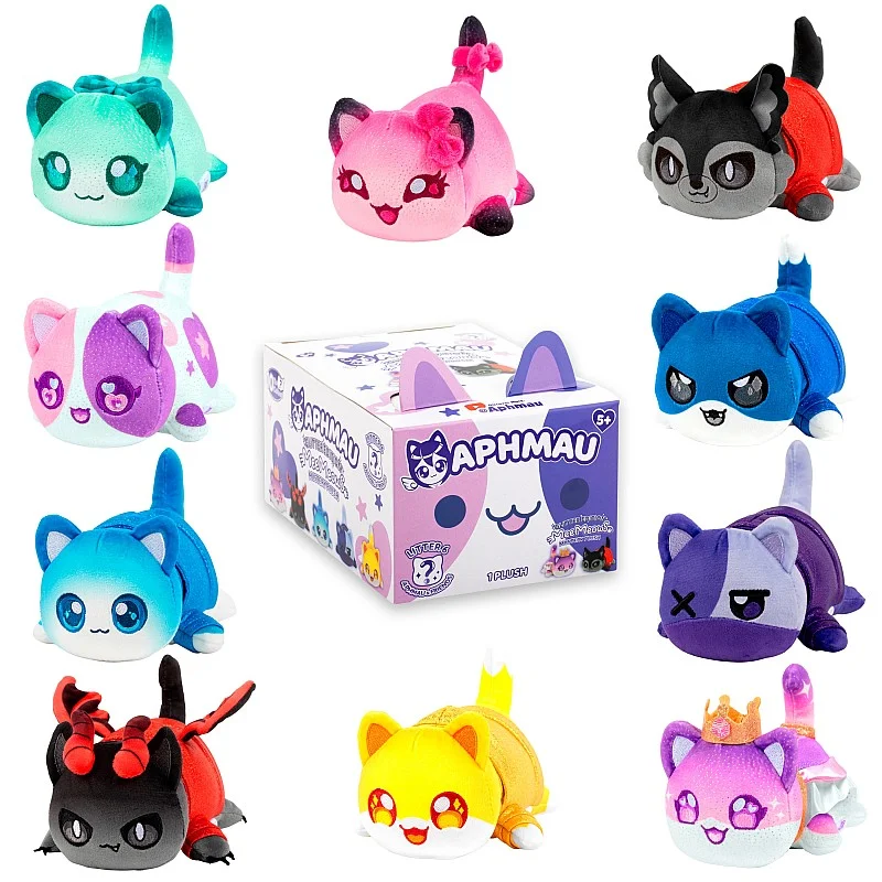 APHMAU MeeMeow Plīša rotaļlieta slēgtā iepakojumā, 15 cm APHMAU MeeMeow Plīša rotaļlieta slēgtā iepakojumā, 15 cm
