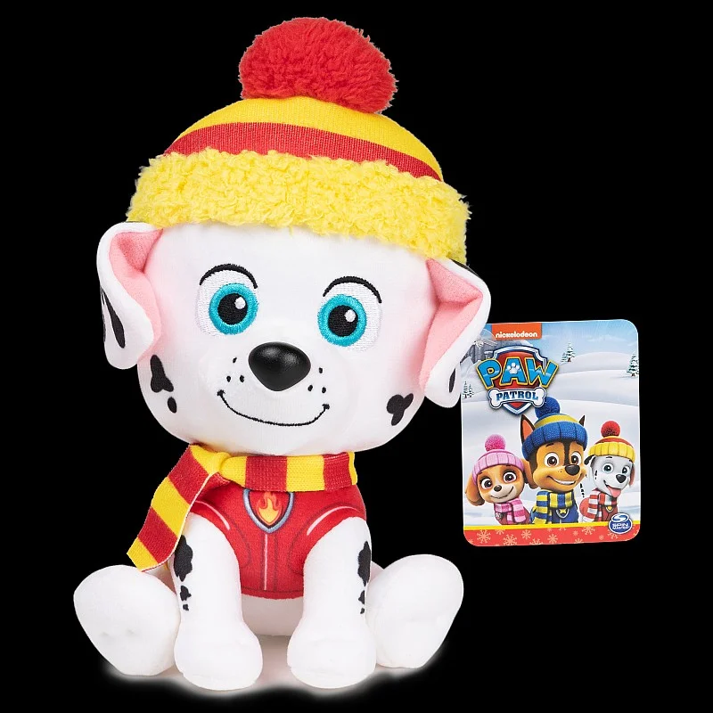 PAW PATROL Mighty Pups Movie plīša rotaļlieta Marshall, 15 cm PAW PATROL Mighty Pups Movie plīša rotaļlieta Marshall, 15 cm