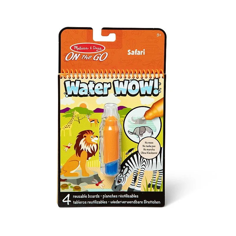 MELISSA & DOUG Ūdens krāsojamā grāmata Water Wow! – Safari MELISSA & DOUG Ūdens krāsojamā grāmata Water Wow! – Safari
