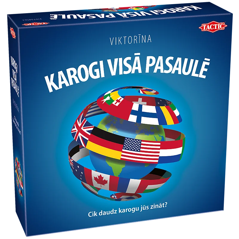 TACTIC boardgame Flags around the World, in Latvian lang. TACTIC boardgame Flags around the World, in Latvian lang.