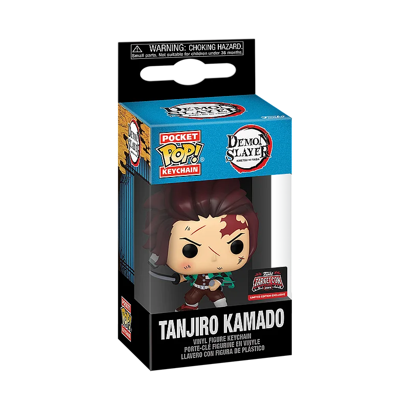 FUNKO POP! Keychain: Demon Slayer - Tanjiro Kamado