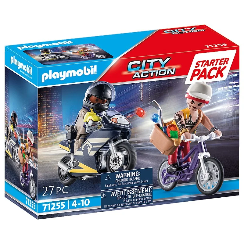 PLAYMOBIL CITY ACTION Sākuma komplekts Specdienests un zaglis 71255