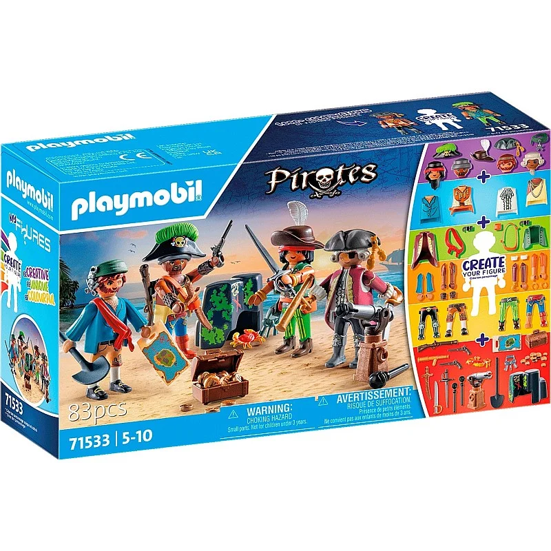 PLAYMOBIL PIRATES Pirāti – Manas figūriņas 71533