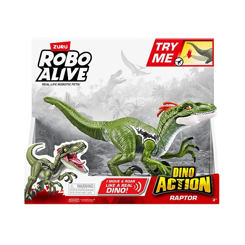 ROBOALIVE Interaktīvā rotaļlieta Dino Action Raptor
