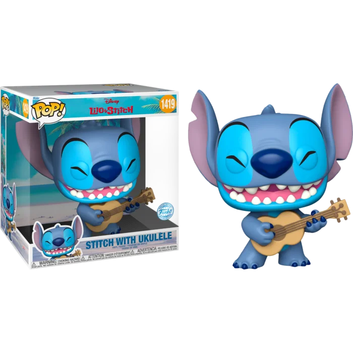 FUNKO POP! Jumbo Vinilinė figūrėlė: Disney - Stitch FUNKO POP! Jumbo Vinilinė figūrėlė: Disney - Stitch