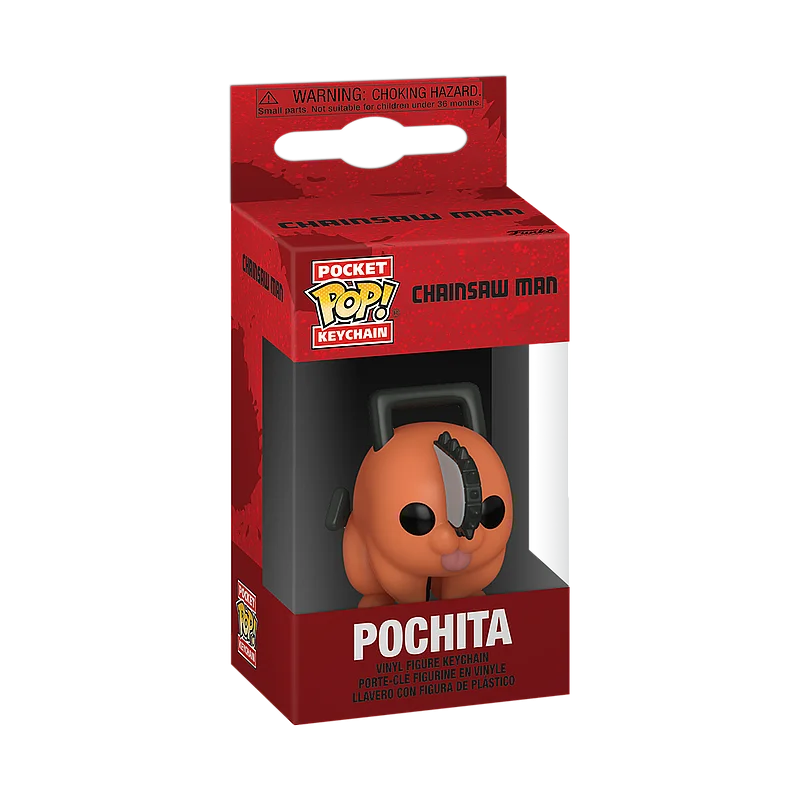 FUNKO POP! Raktų pakabutis: Chainsaw Man - Pochita