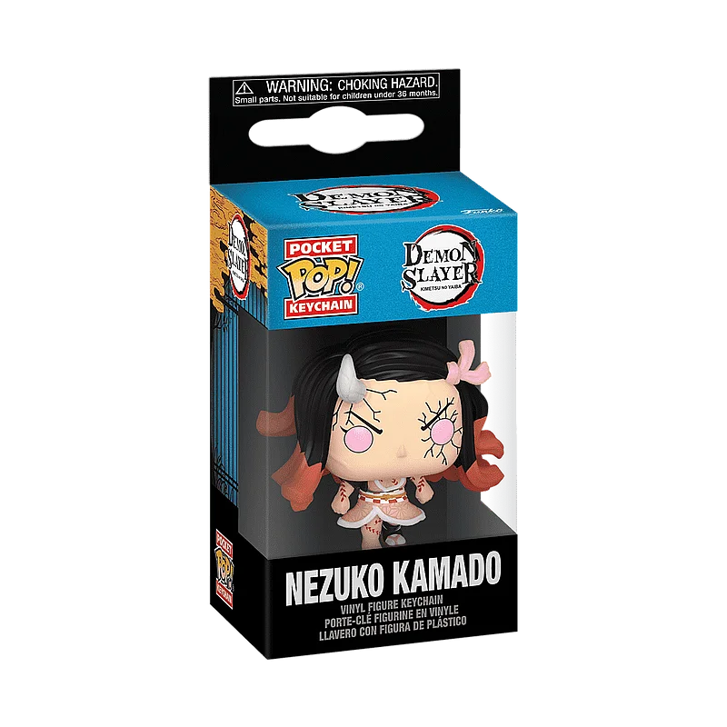 FUNKO POP! Raktų pakabutis: Demon Slayer - Nezuko Kamado (Demon Form)