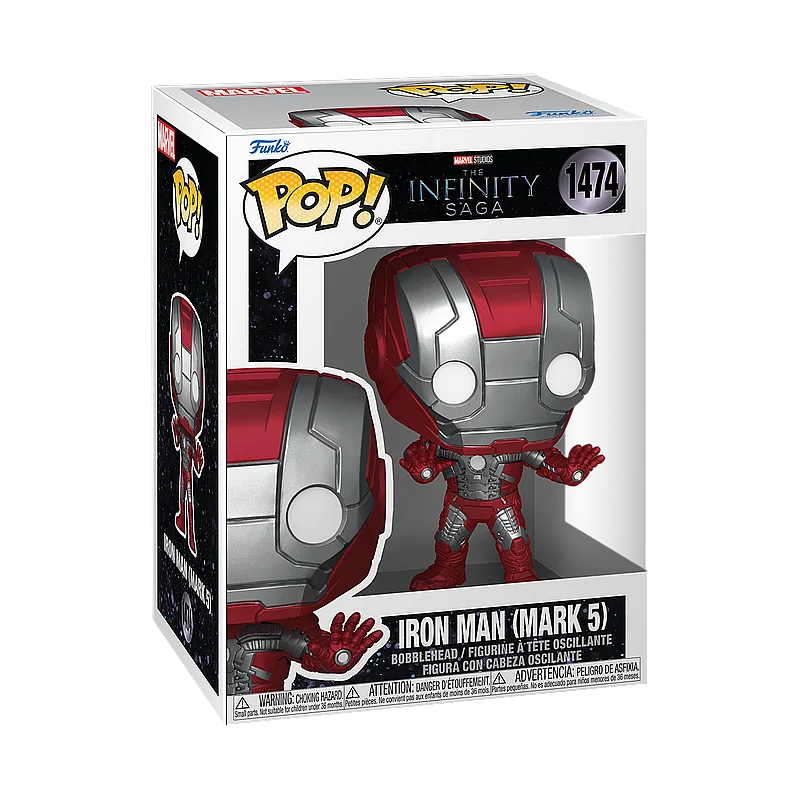 FUNKO POP! Vinilinė figūrėlė: Marvel - Iron Man (Mark V)