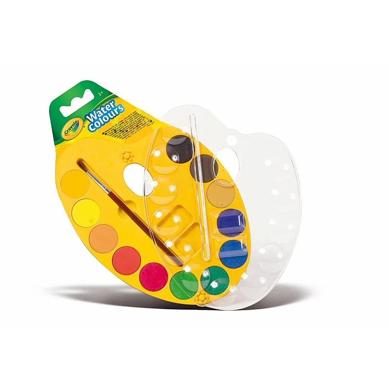 CRAYOLA 12 ūdenskrāsu paletes kompl. CRAYOLA 12 ūdenskrāsu paletes kompl.