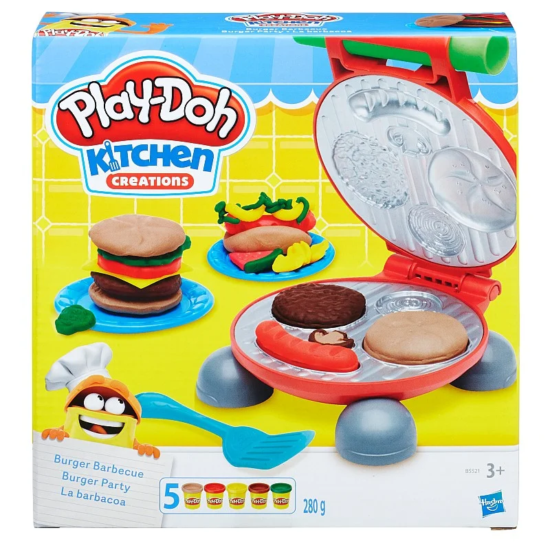PLAY-DOH Playset Kitchen Burger Barbecue PLAY-DOH Playset Kitchen Burger Barbecue