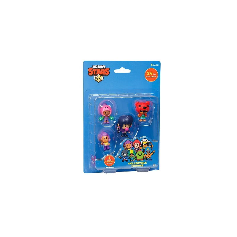 BRAWL STARS Figūrėlės , 5 vnt., 1 serija, 5 cm BRAWL STARS Figūrėlės , 5 vnt., 1 serija, 5 cm