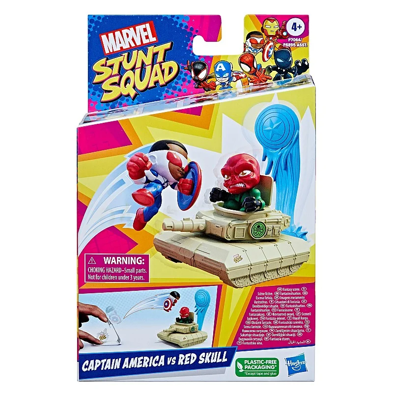 MARVEL Stunt Squad Mängukomplekt Hero VS Villain