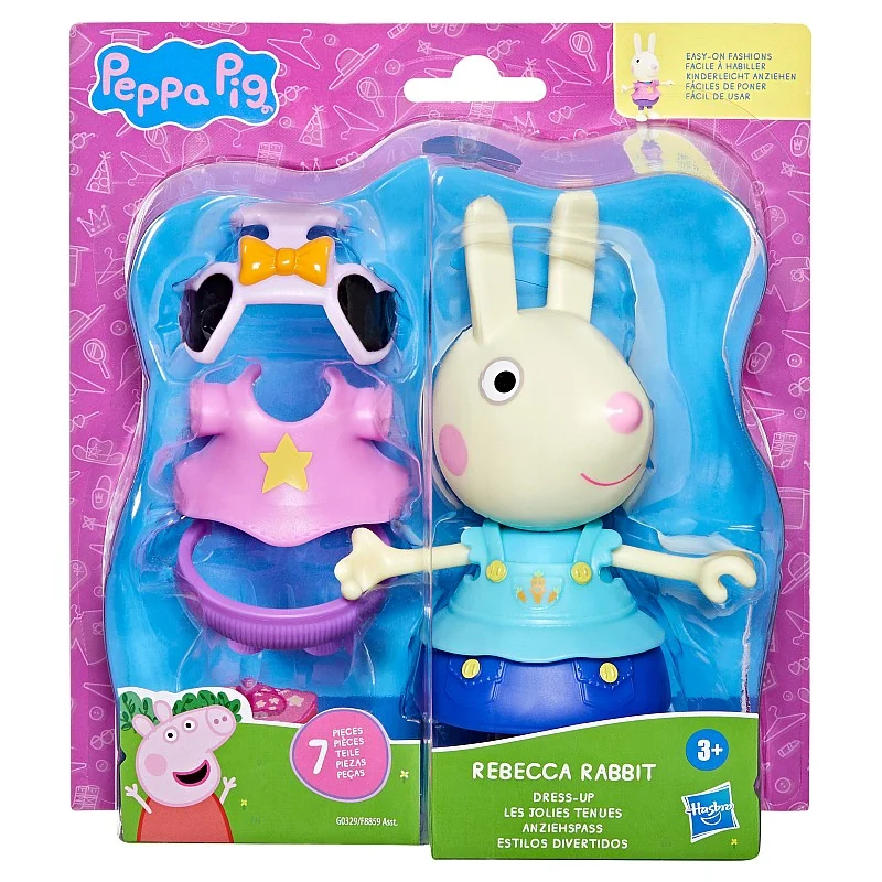 PEPPA PIG Rotaļu komplekts Cūciņa Pepa un draugi, pārģērbjama figūriņa, 15 cm PEPPA PIG Rotaļu komplekts Cūciņa Pepa un draugi, pārģērbjama figūriņa, 15 cm